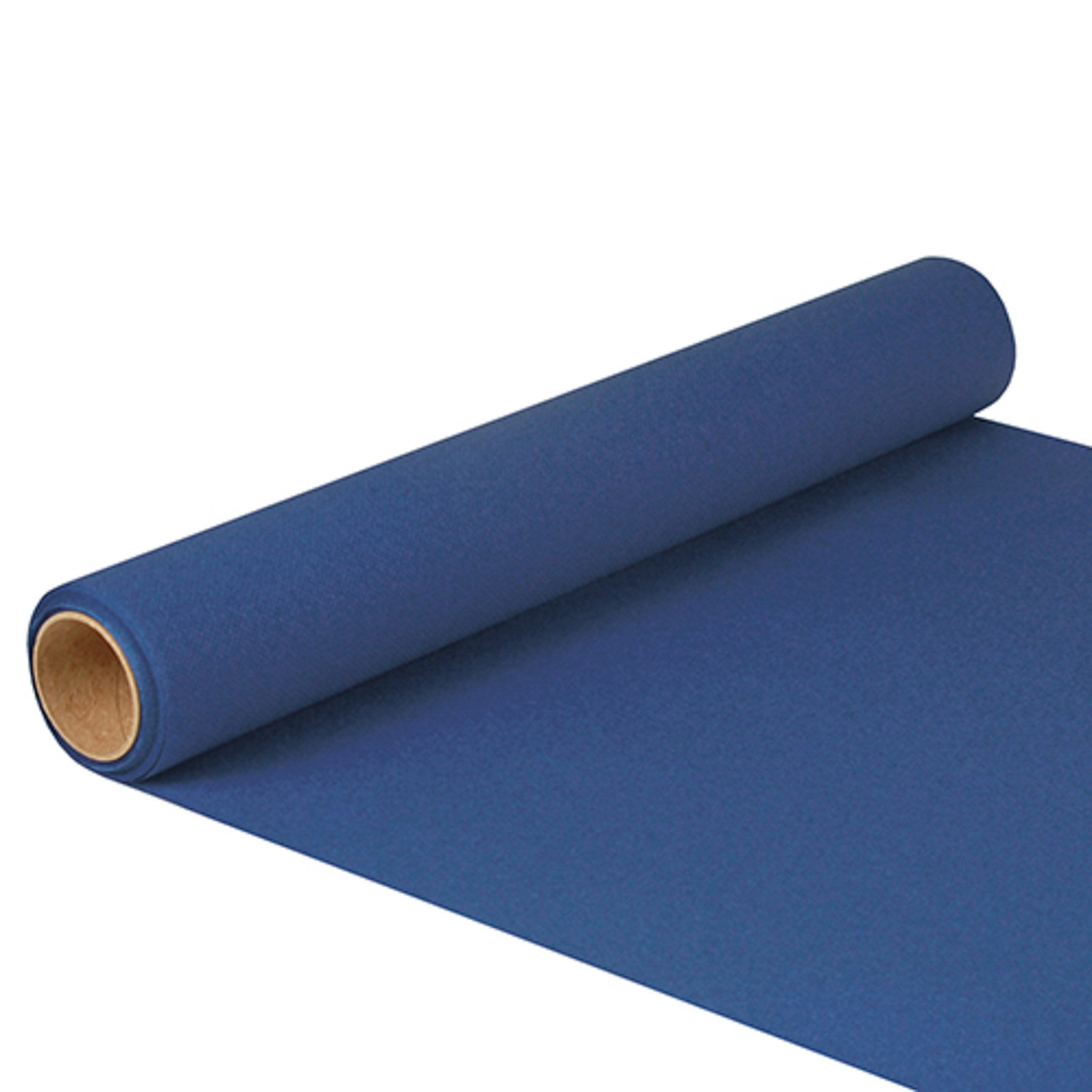 PAPSTAR Tischdecke, Tischläufer stoffähnlich 40cm x 5m Rolle Royal Collection Blau