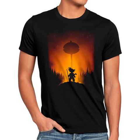 style3 Print-Shirt Herren T-Shirt Korin Tower super dragonball z gt songoku breakers the kakarot
