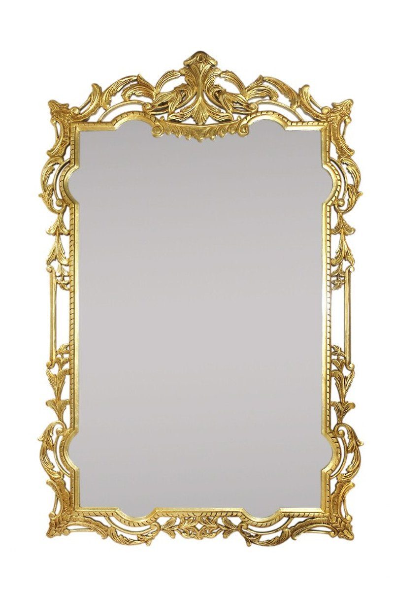Casa Padrino Barockspiegel Barock Wandspiegel Gold 70 x H. 110 cm - Luxus Edition