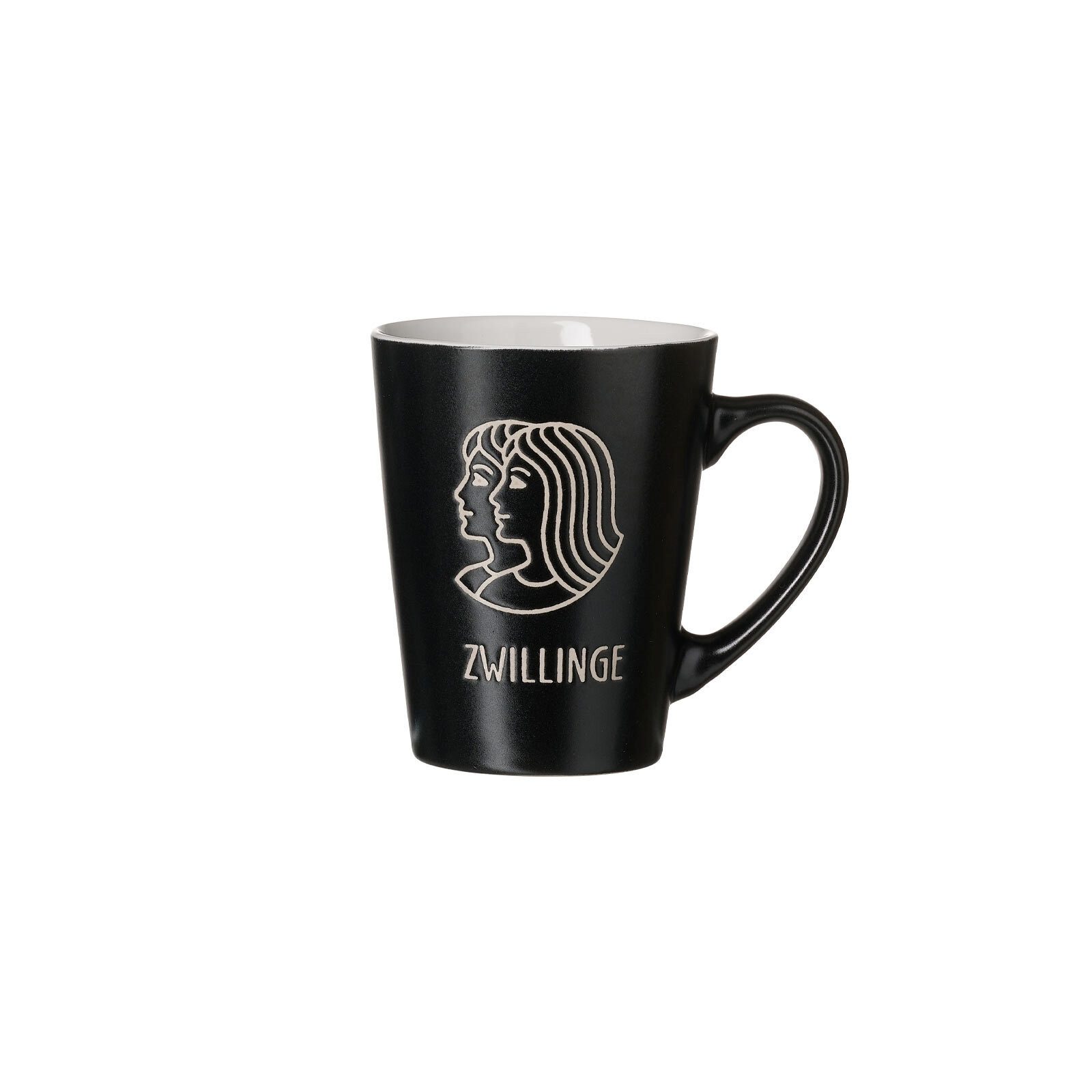 Ritzenhoff & Breker Becher Cosmic Henkelbecher Zwillinge 350 ml, 1-tlg., Steingut