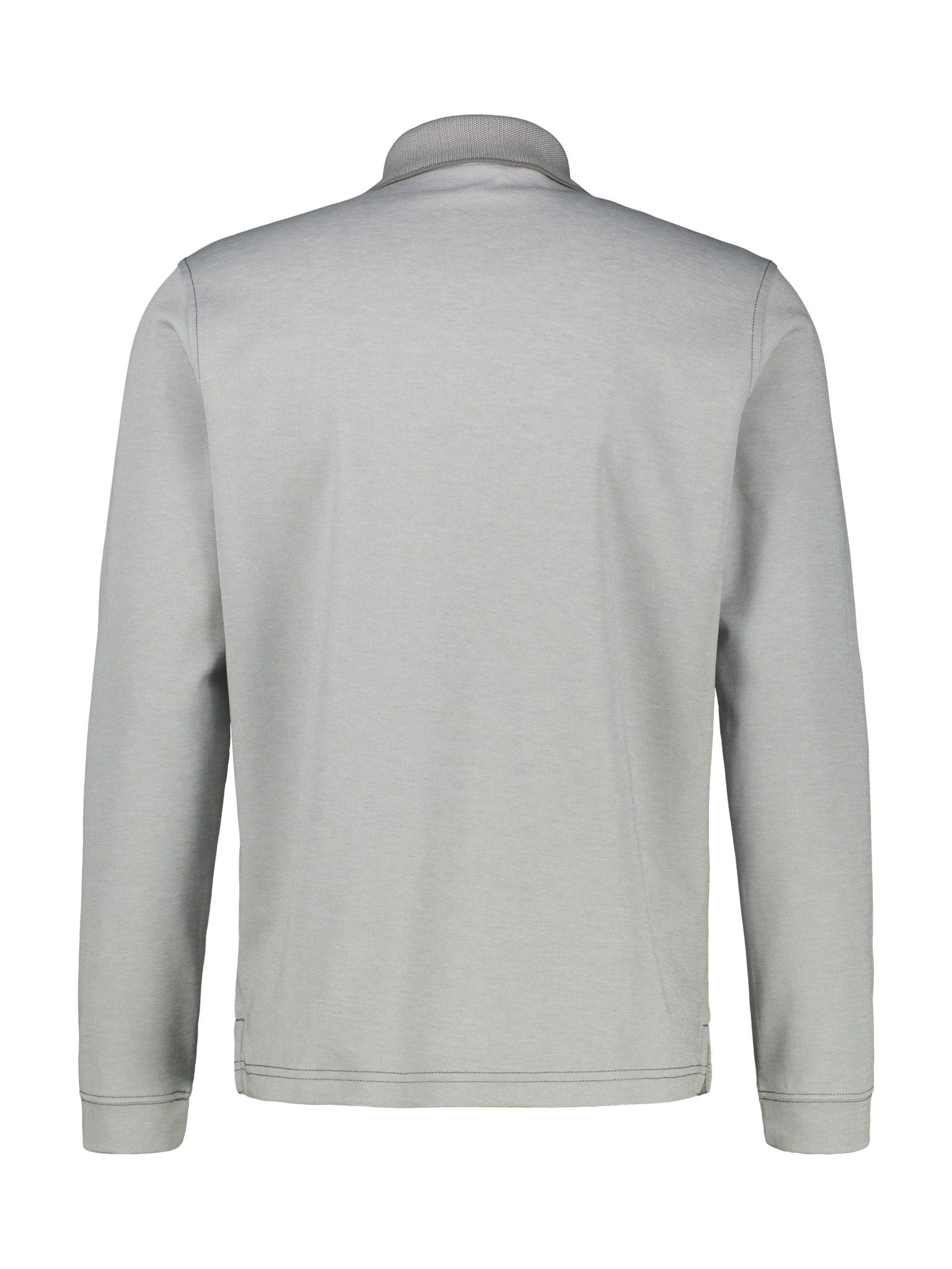 LERROS Langarm-Poloshirt mit Brusttasche und Logo-Badge