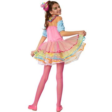 dressforfun Kostüm Mädchenkostüm Neon Regenbogen Girl