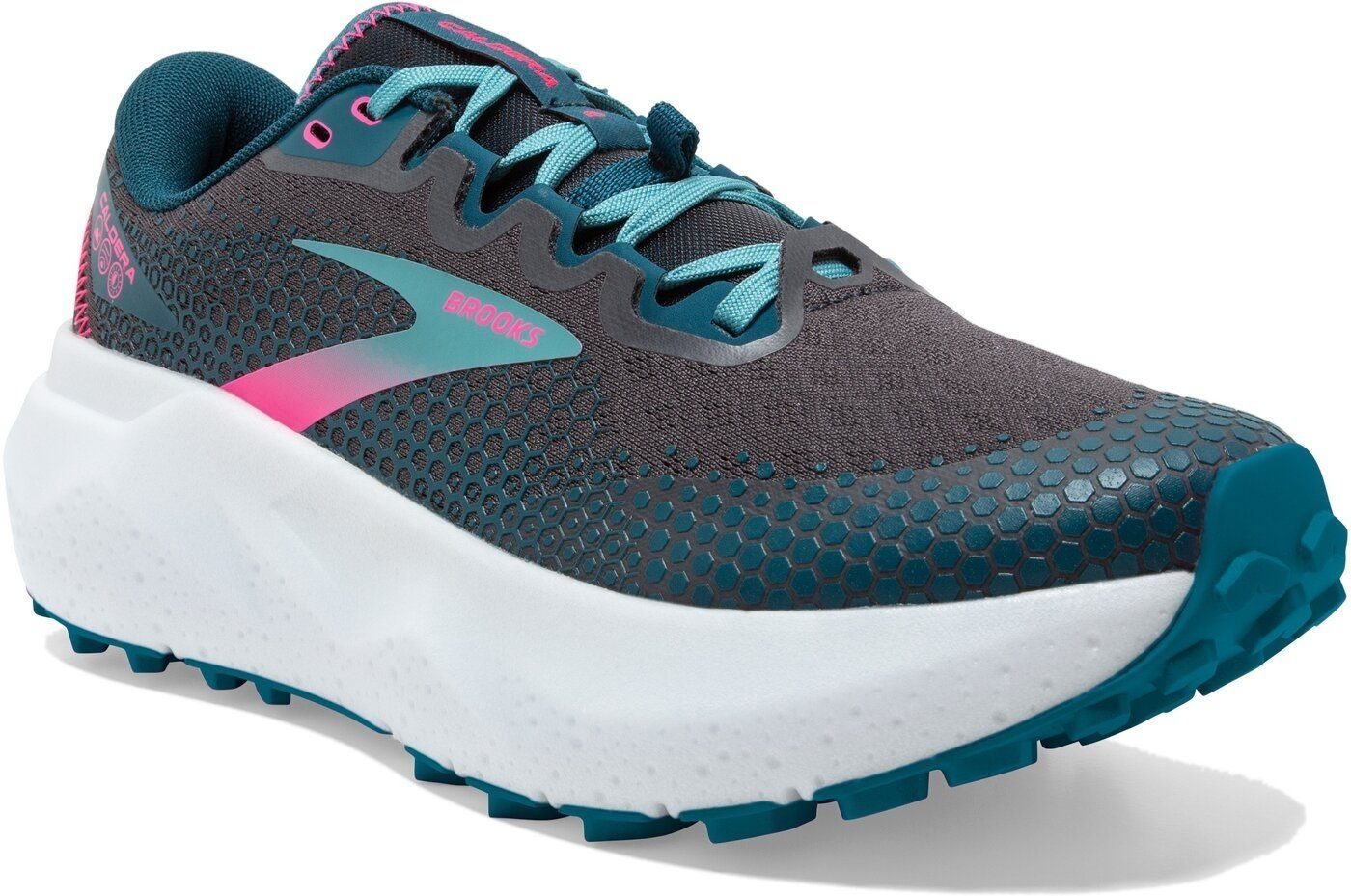 Brooks Caldera 6 Damen Laufschuhe weiß/schwarz/blau/pink günstig online kaufen