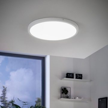 EGLO Aufbauleuchte FUEVA 1, LED fest integriert, Neutralweiß, schlankes Design, Durchmesser 50 cm
