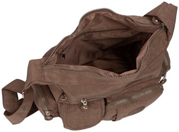 BAG STREET Umhängetasche Damentasche Umhängetasche Handtasche Schultertasche Schwarz, als Schultertasche, Umhängetasche tragbar