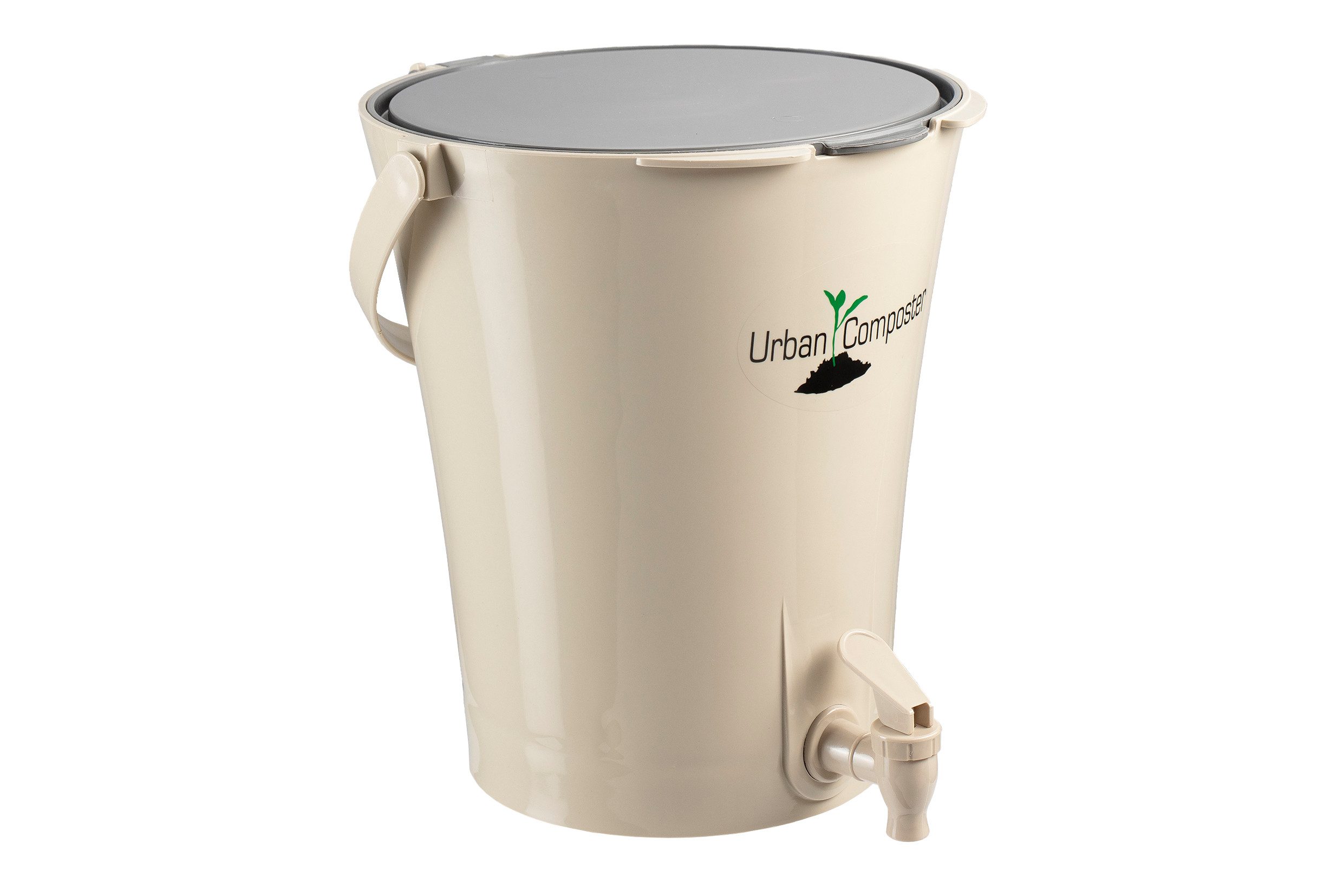 GARANTIA Müllbeutel URBAN City Bokashi Komposter 8 Liter sandbeige / grau