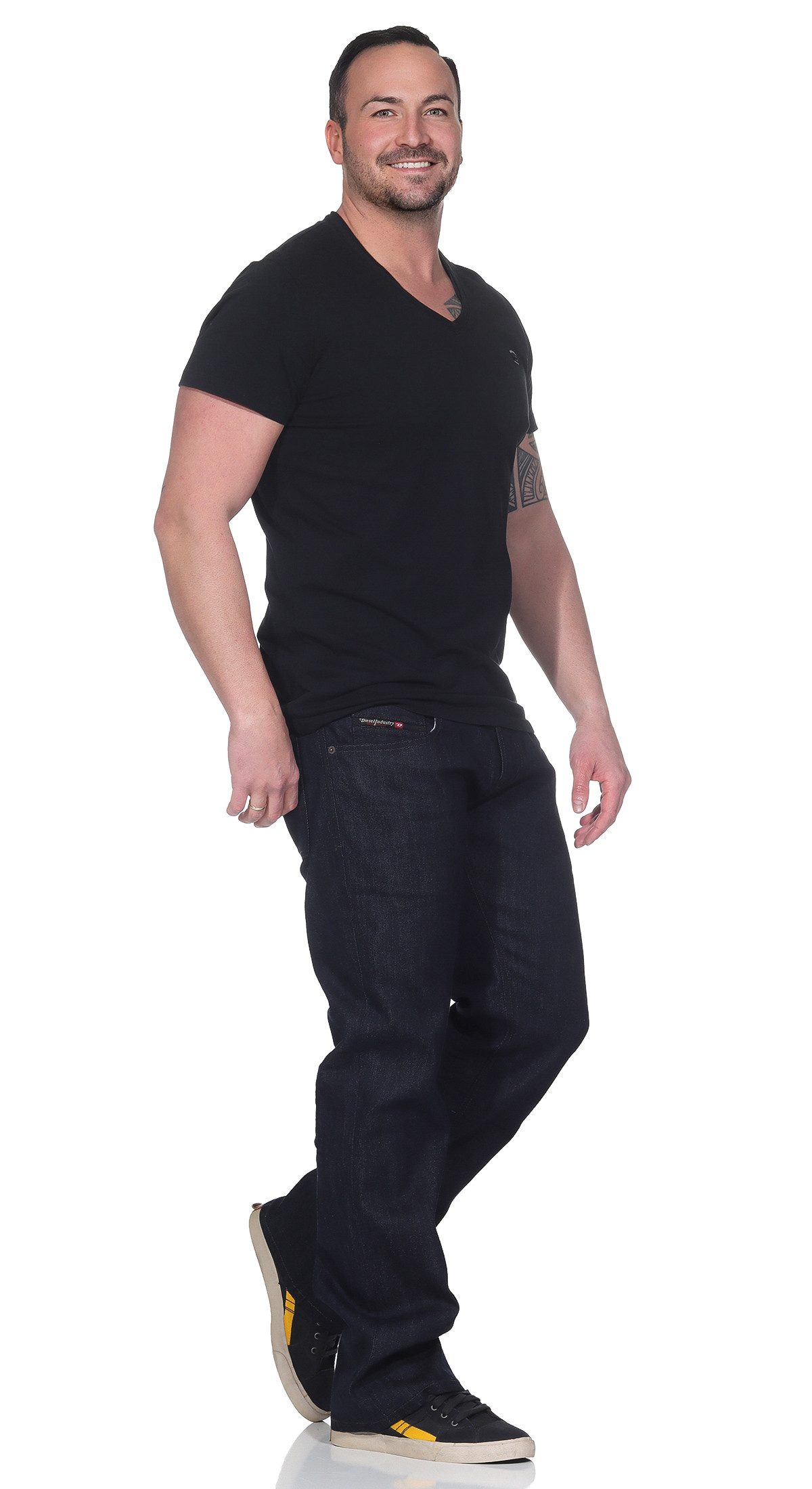 Diesel Bootcut-Jeans Diesel Herren Jeans Boot-Cut Hose 5-Pocket-Style, Regular Fit, ausgestellte Beinform, Länge: 32 – Bild 5 von 5