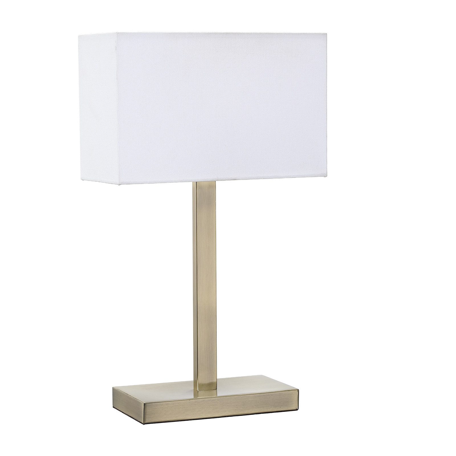 STANBOW Tischleuchte Tischlampe mit Leinenschirm & Metallsockel im Modern-Stil, ohne Leuchtmittel, Metallsockel, E27, Sideboard & Nachttisch, Schlaf-, Wohnzimmer