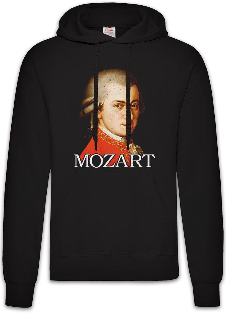 Hoodie Mozart Portrait Herren Hoodie Wolfgang Amadeus Komponist Composer