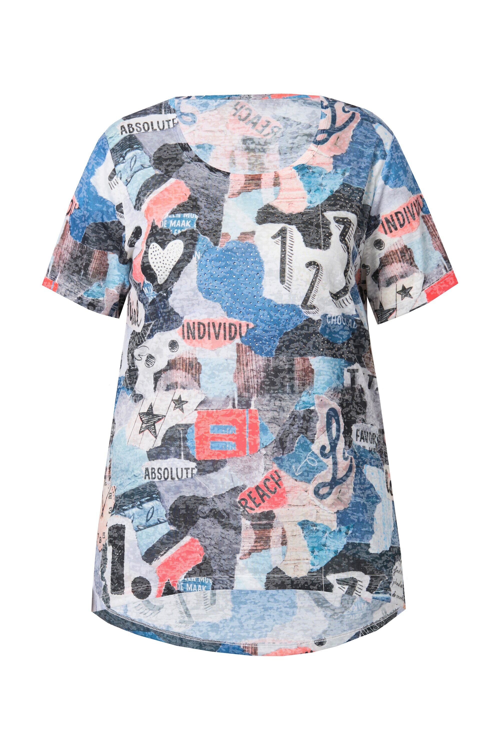 Angel of Style T-Shirt T-Shirt A-Line Jeans-Patch günstig online kaufen
