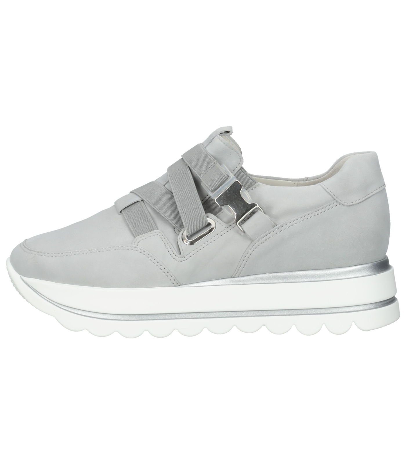 (light.grey) Grau Leder Gabor Plateausneaker Sneaker