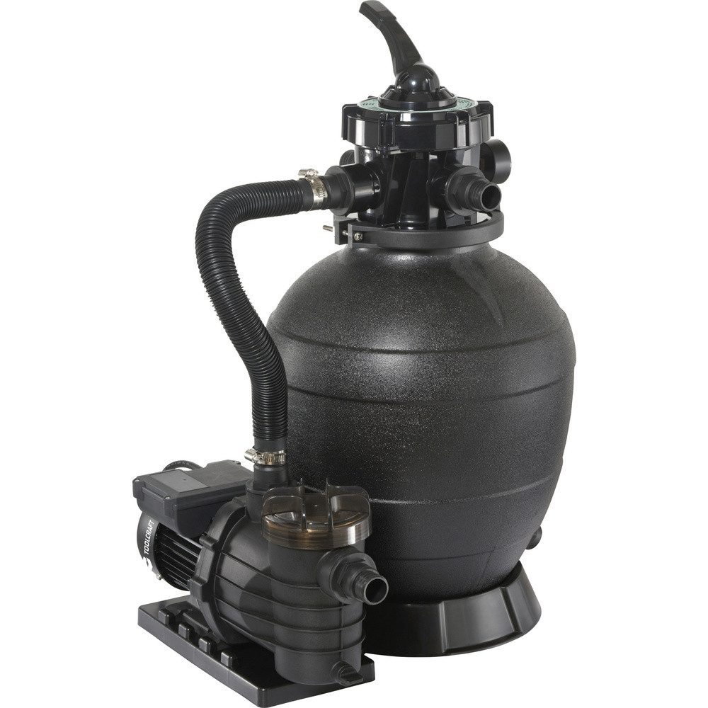 TOOLCRAFT Pool-Filterpumpe TOOLCRAFT TO-10197438 Sandfilteranlage 13000 l/h 12 m