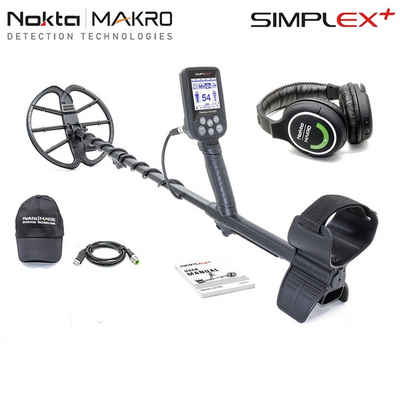Nokta, Makro Metalldetektor »Nokta Makro Simplex+ wasserdichter Metalldetektor + Kabellose Kopfhörer«