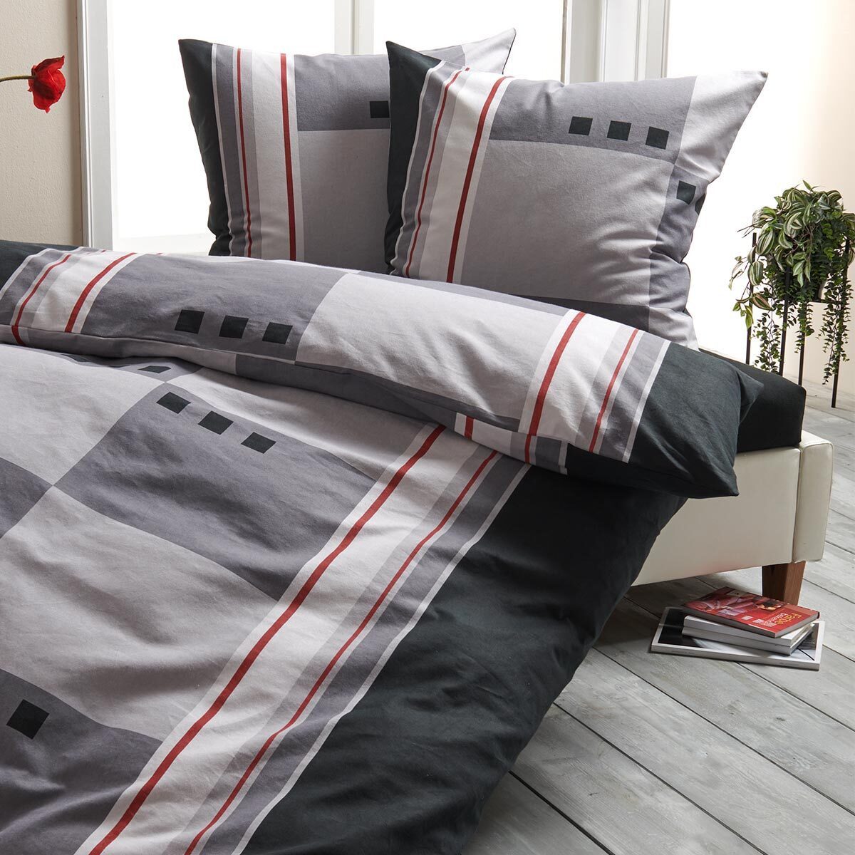 TRAUMSCHLAF Bettwäsche Davos, Flanell, 3 teilig, hochwertige Flanell Qualit günstig online kaufen