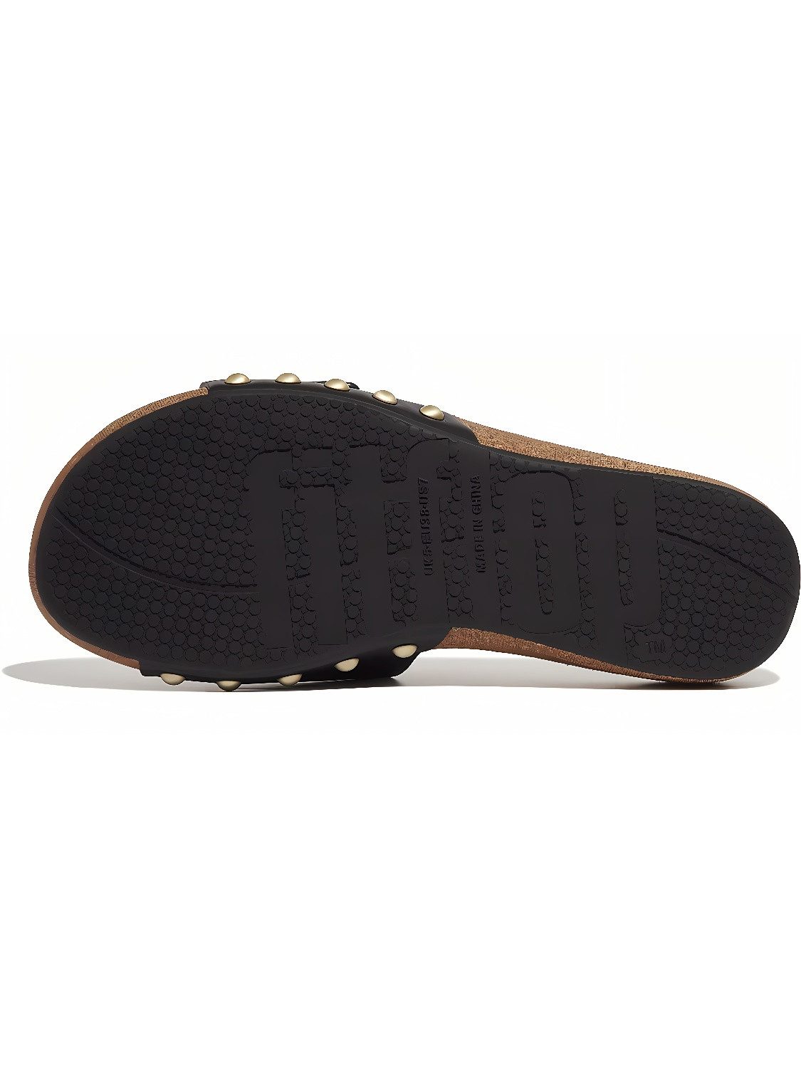 Fitflop Iqushion Adjustable Buckle Leather Slides Sandale