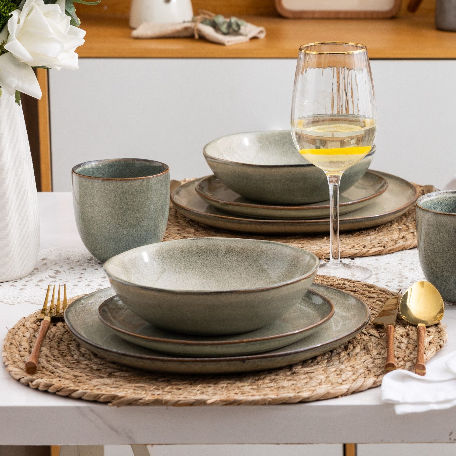 Zoha Geschirr-Set (12-tlg)