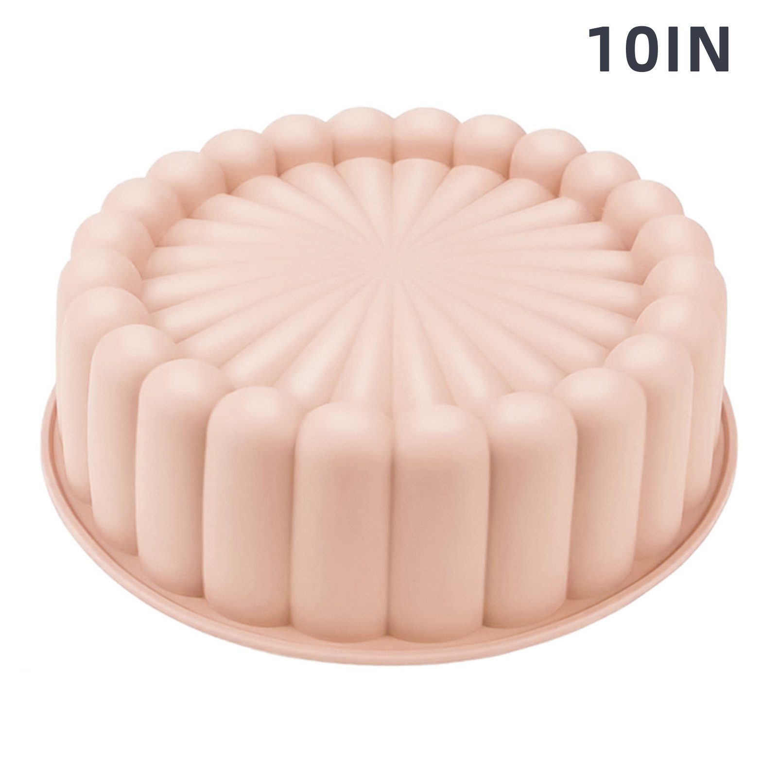 Silikon-Kuchen-DIY-Form, 10in Nicht Silikonform Für, Blusmart Anti-Heizung, Silikonform Backform Klebrige Rosa
