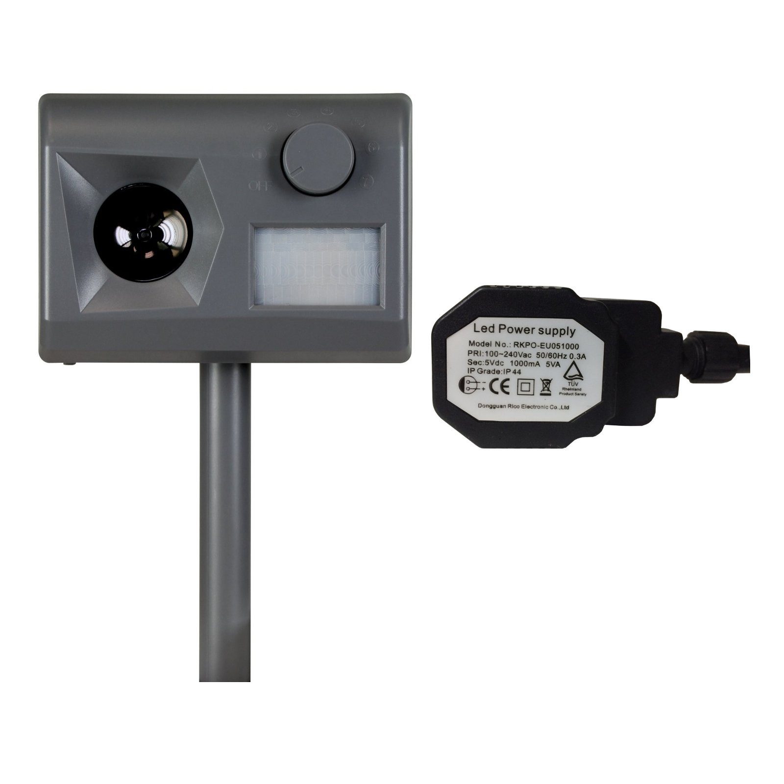 Ultraschall-Tierabwehr Weitech Garden Protector 3 - inklusive Outdoor Netzadapter