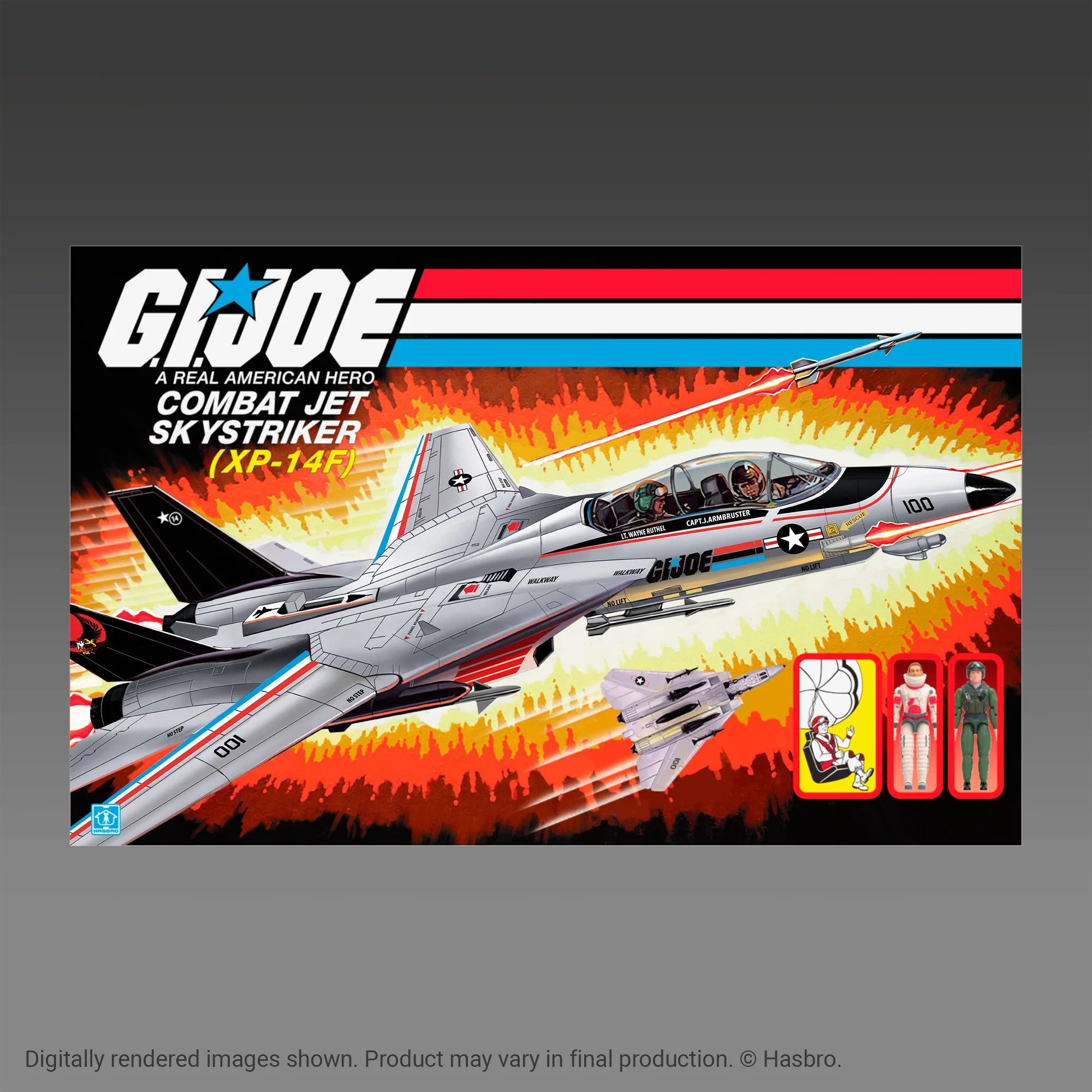 Hasbro Actionfigur Haslab G.I. Joe Skystriker & Actionfiguren Set