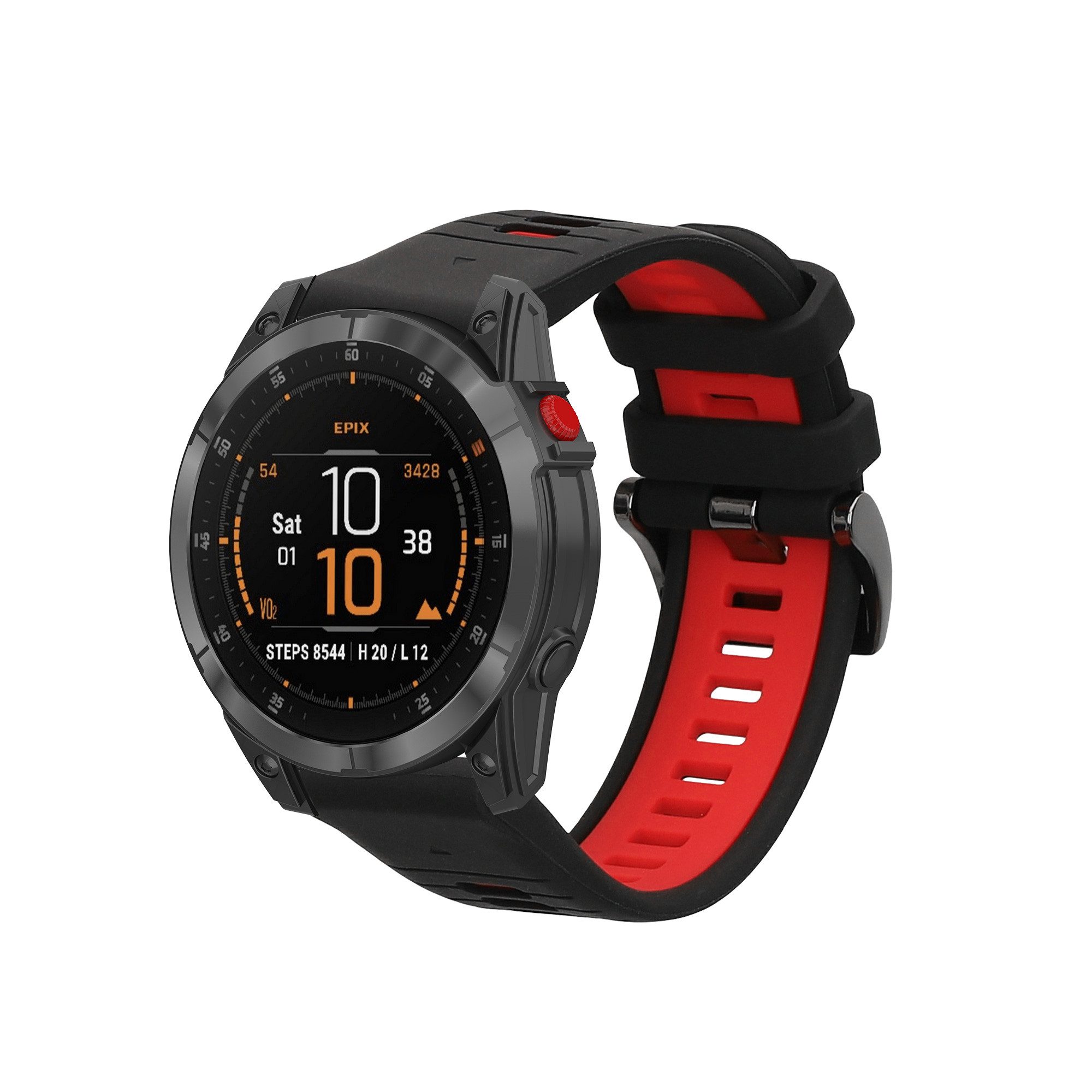 kwmobile Uhrenarmband für Garmin Epix 2 / Instinct 2 / Instinct 3 45mm / Fenix Smartwatch, 1-tlg., Ersatzarmband für Fitnesstracker - Wechselarmband Smartwatch