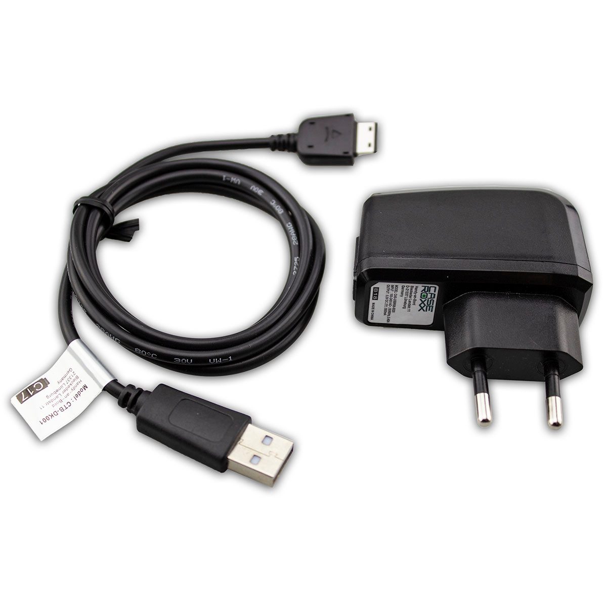 caseroxx caseroxx Ladekabel-Set für Samsung GT-E1150 Smartphone-Ladegerät (1.0 mA, Einzelartikel, 1-tlg., Ladegerät, Ladegeärt für Samsung)