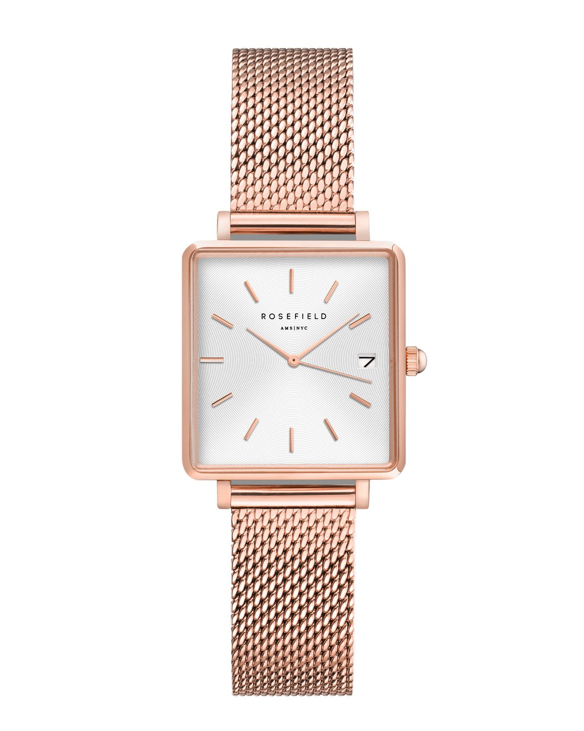 ROSEFIELD Quarzuhr ROSEFIELD Damenuhr Boxy XS 24mm Rosa