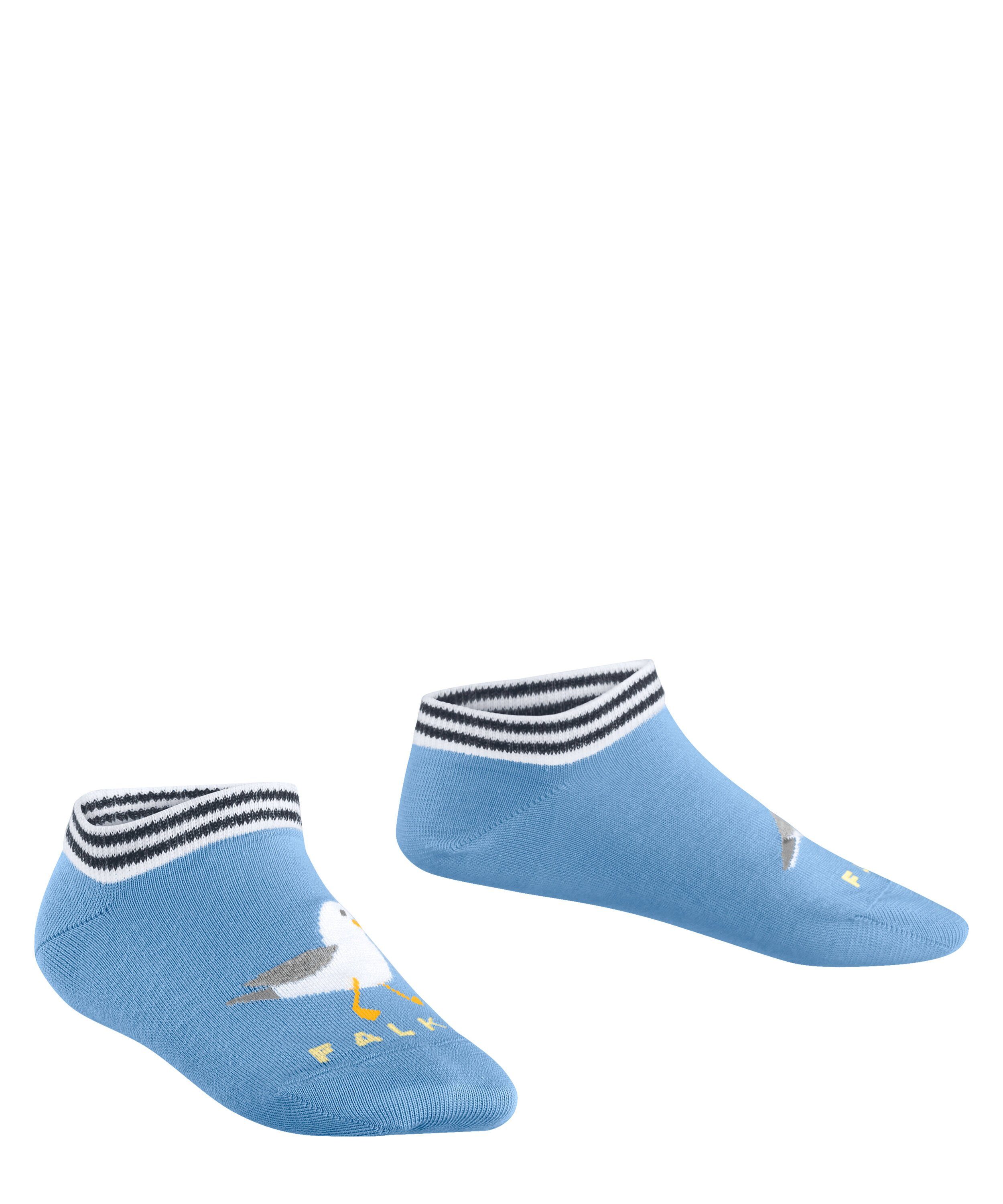 (6033) Sneakersocken FALKE Baumwolle Icecream Seagull skyblue (1-Paar) aus hautschmeichelnder