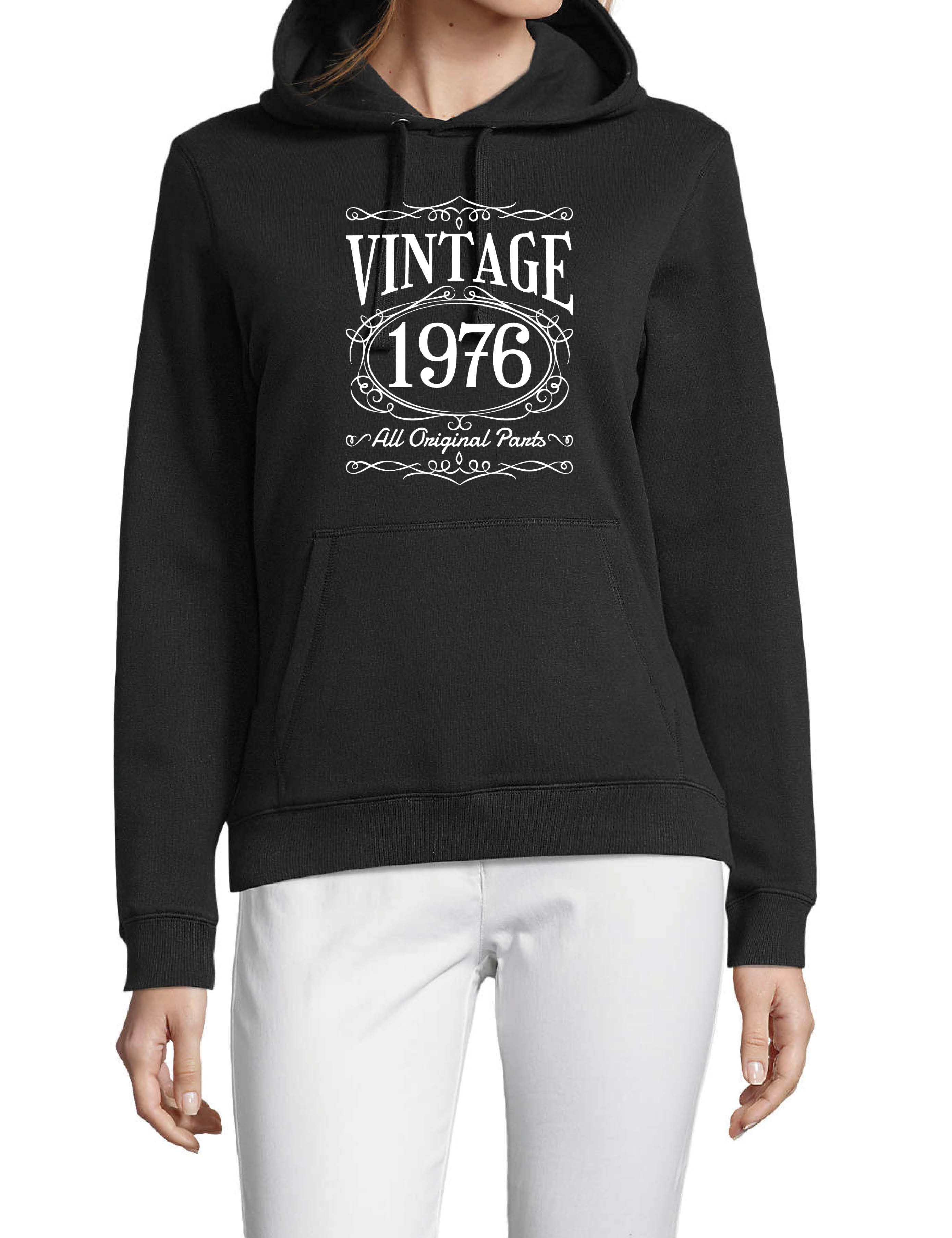 Youth Designz Kapuzenpullover Damen Hoodie Retro Geburtstag Geschenk Vintage Jahrgang 1976 Pullover mit retro Aufdruck für Frauen