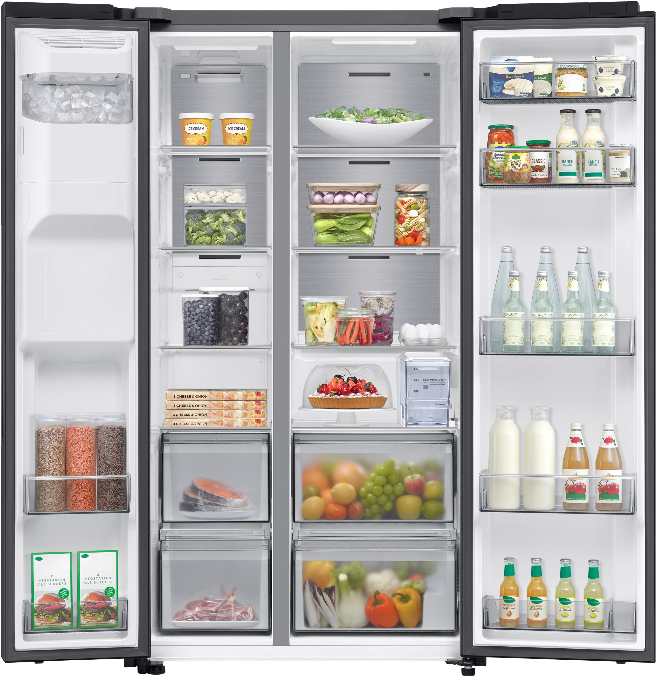 Samsung Side-by-Side RS70F RS70F65KEFEF, 178 cm hoch, 91,2 cm breit