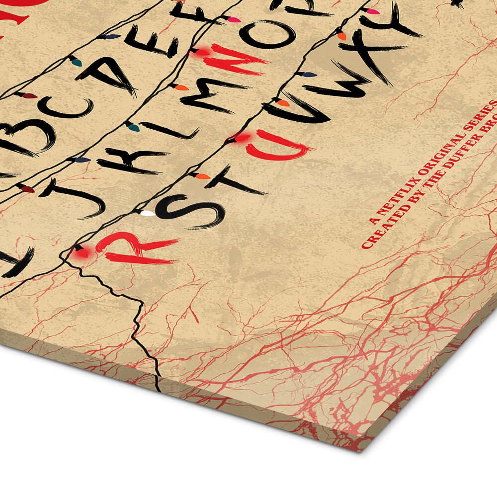 Posterlounge Wandbild Stranger Things (Englisch), HDMI2K, erhältlich als Poster, Leinwandbild, Wandsticker oder Acrylglasbild