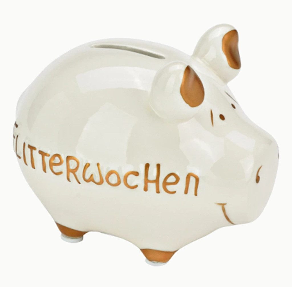 Sparschwein Company Spardose Sparschwein Company Spardose "Flitterwochen" Keramik B12xH9xT9