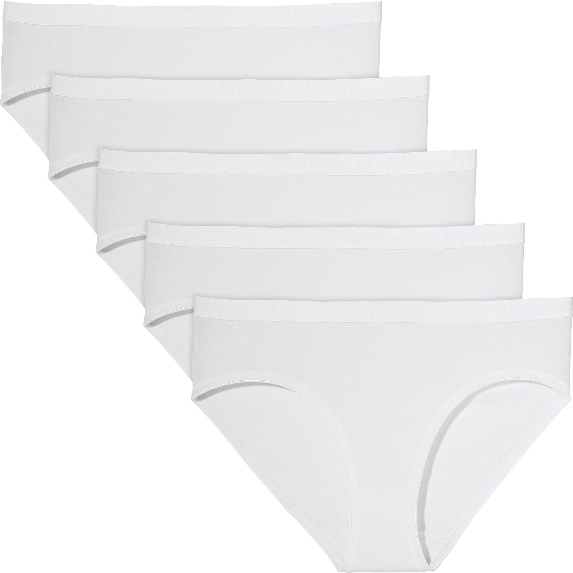 REDBEST Slip Damen-Slip 5er-Pack Single-Jersey Uni