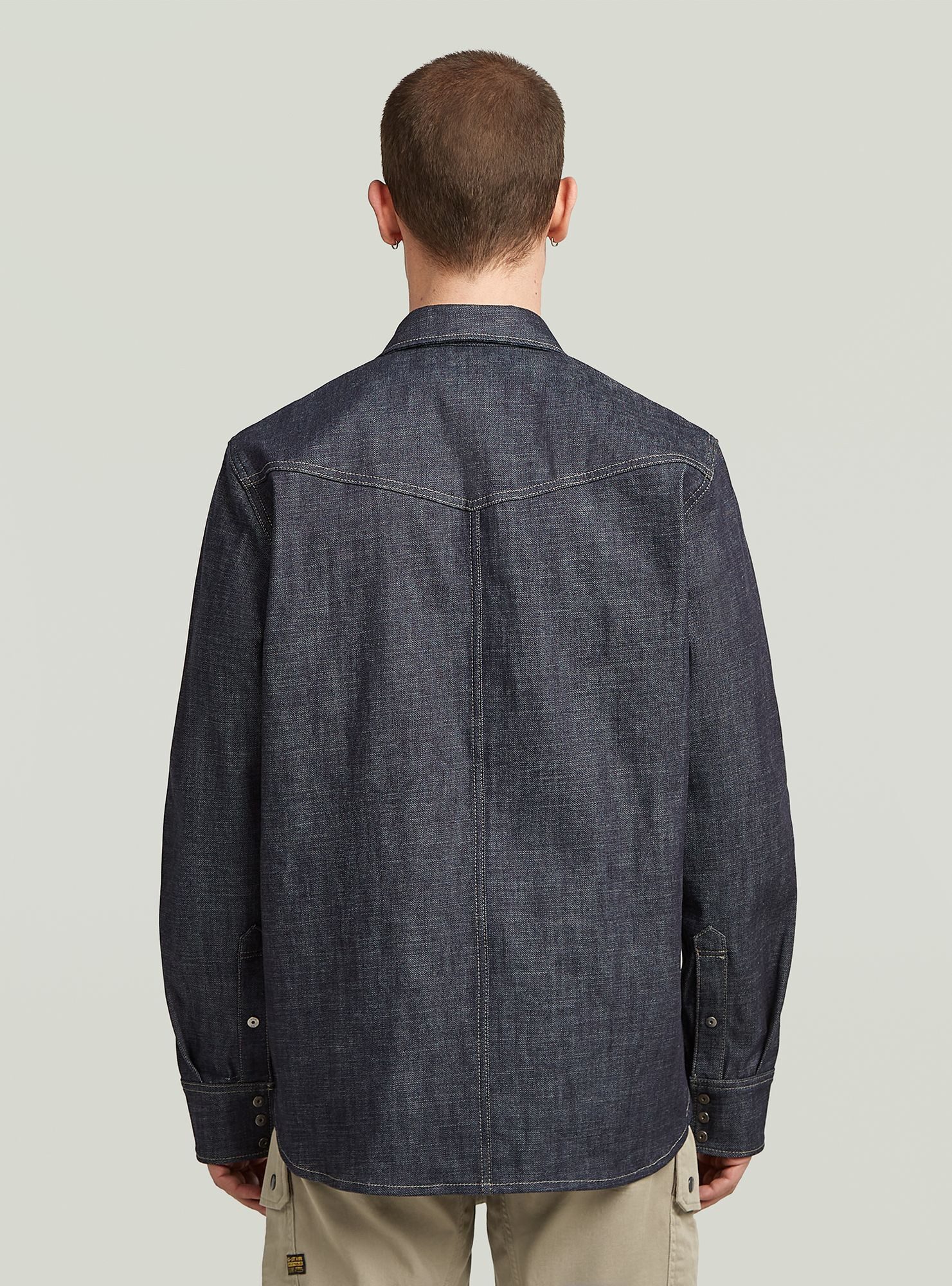 G-STAR Langarmshirt Dakota Regular Selvedge Hemd