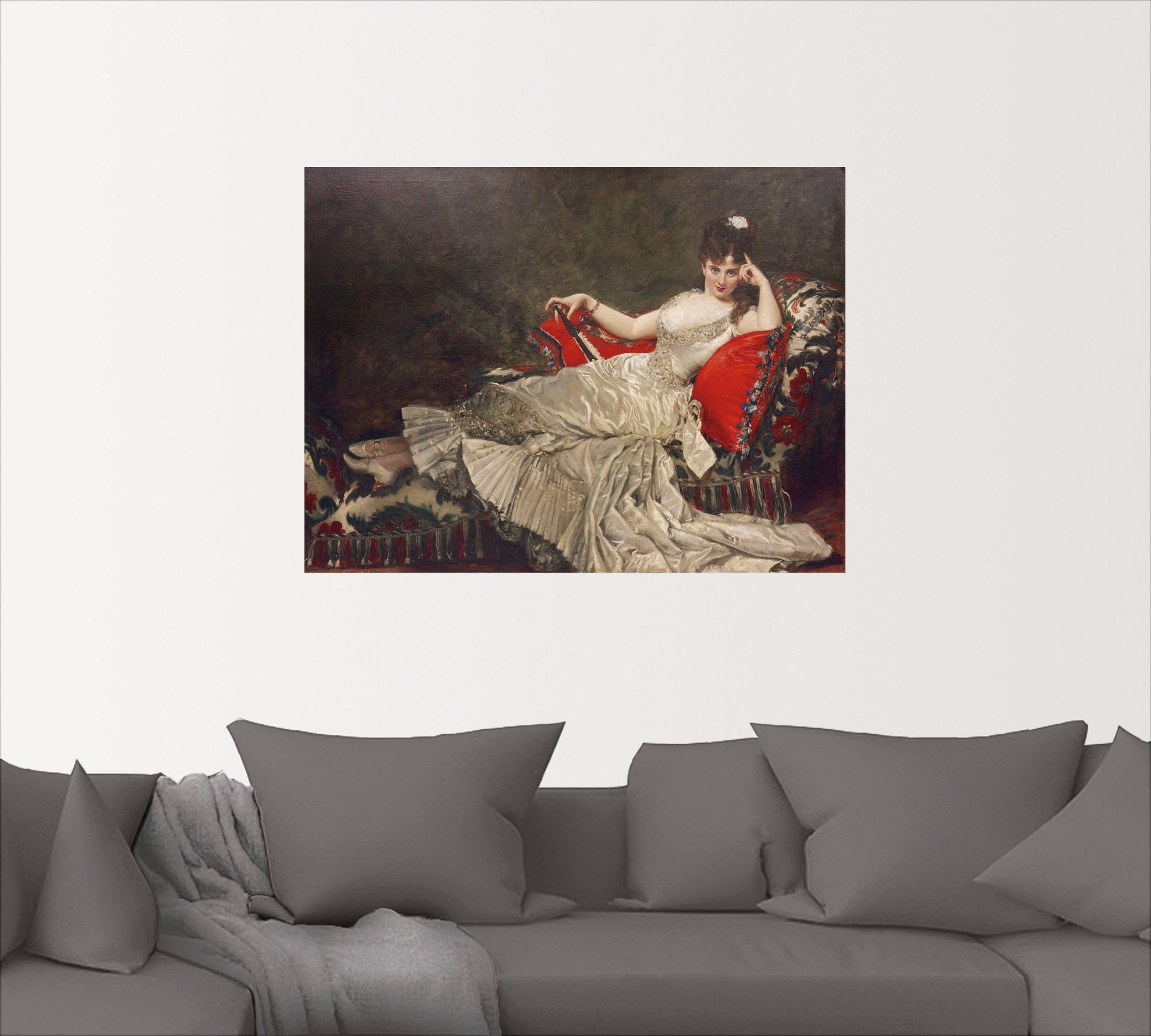 Artland Wandbild in St), als Porträt Alubild, oder Poster (1 Mademoiselle versch. Lancey, Leinwandbild, Portrait Größen Wandaufkleber de von