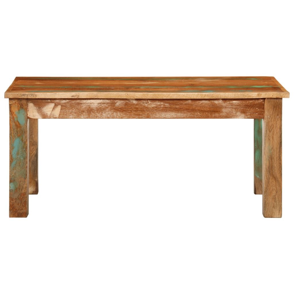 vidaXL Couchtisch Couchtisch 100x55x45 cm Altholz Massiv (1-St)