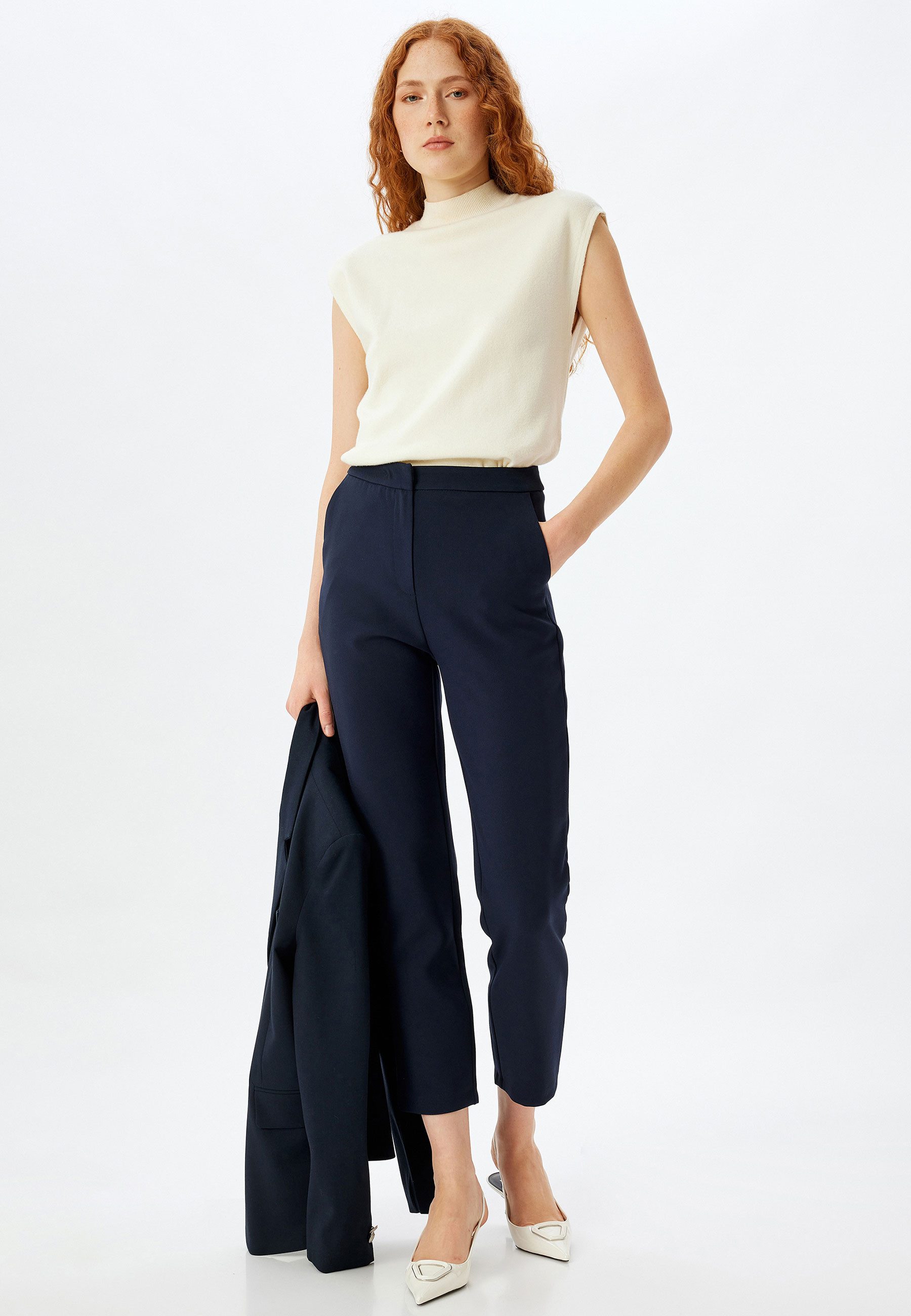 Koton Anzughose Normale Leibhöhe Basic günstig online kaufen