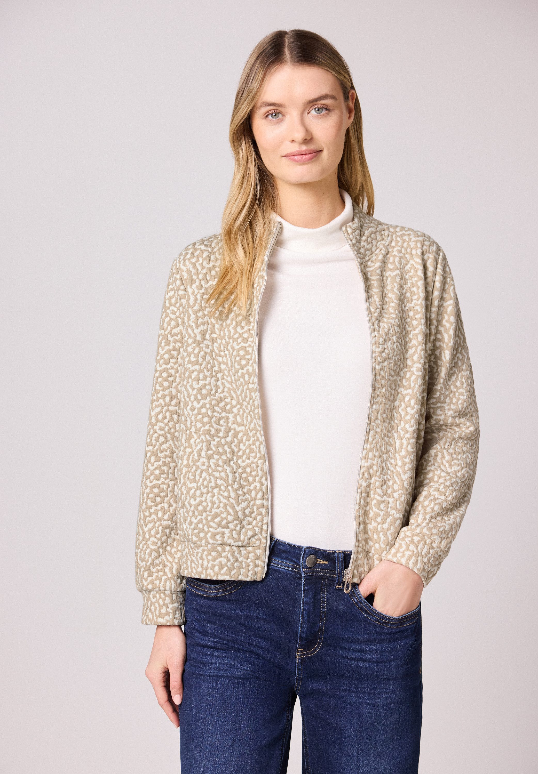 STREET ONE Cardigan mit Struktur-Muster