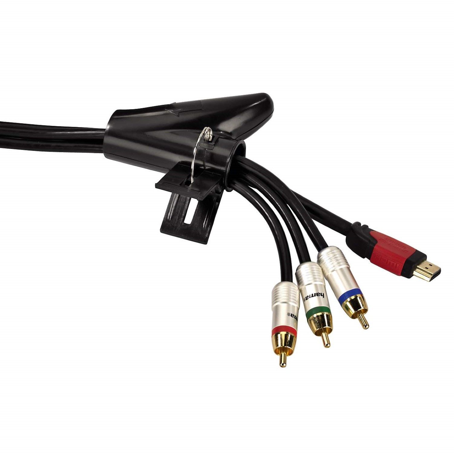 Hama Kabelspirale 2m 25mm Spiralschlauch Schwarz Computer-Kabel, Kein, (200 cm), Kabel-Schlauch Kabel-Kanal Kabelbündel für TV Beamer PC Audio HiFi – Bild 5 von 5