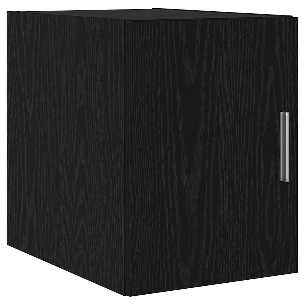 vidaXL Hängeschrank Wandschrank Schwarz Eichen-Optik 30 x 42,5 x 39,5 cm (1-St)