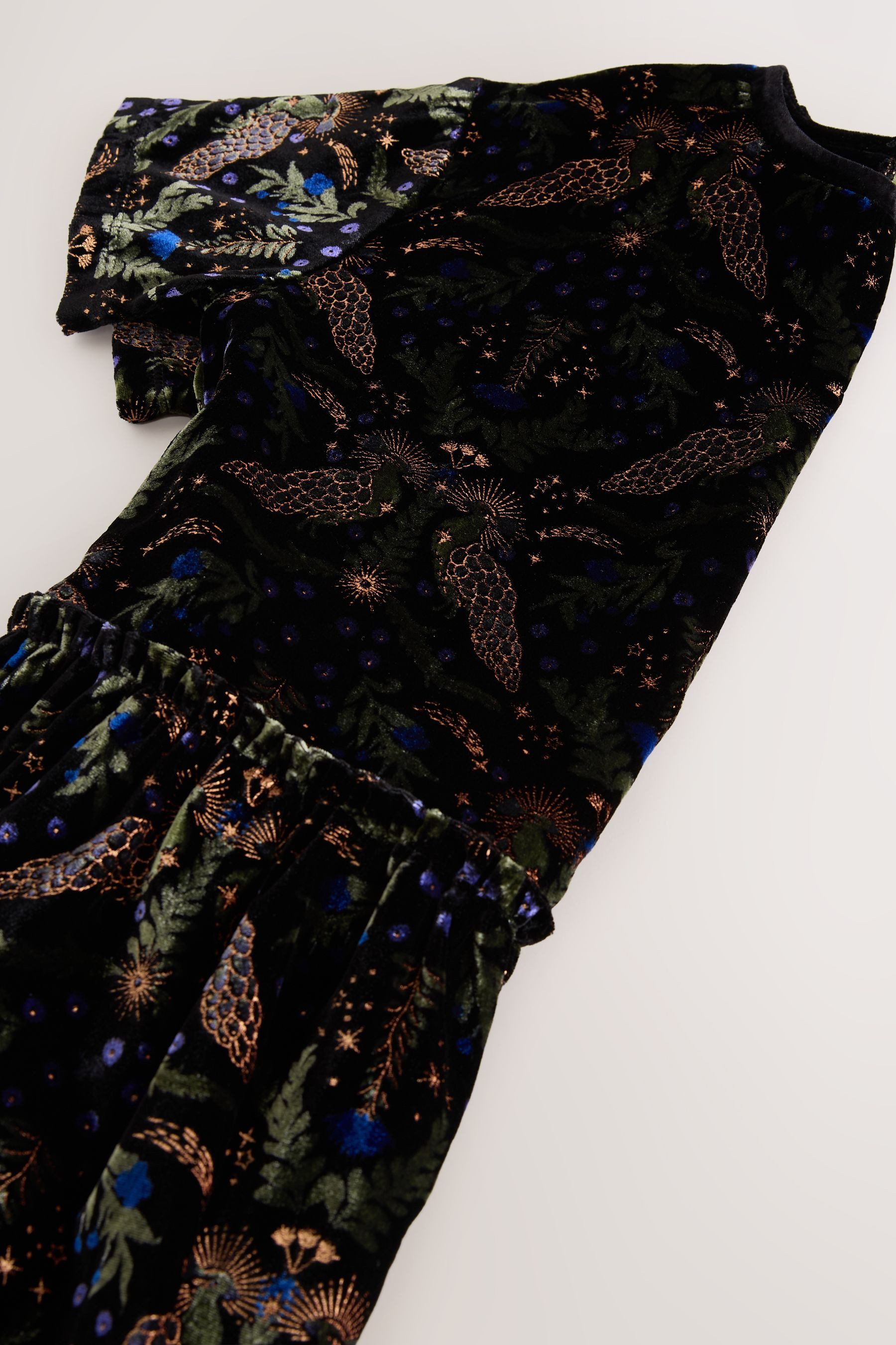 Next Samtkleid Kleid aus Samt (1-tlg)