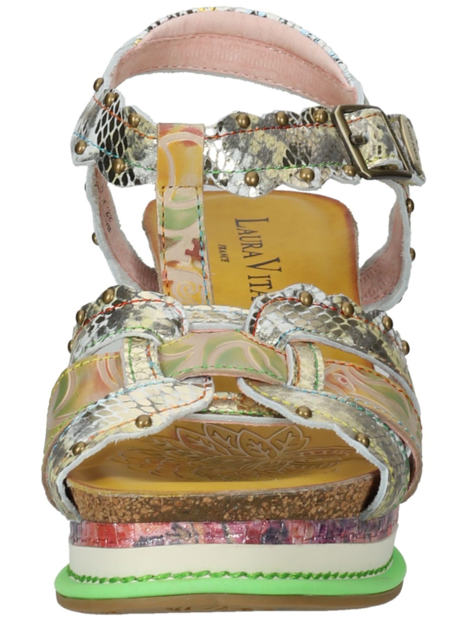 LAURA VITA Sandalen Leder . Keilsandalette