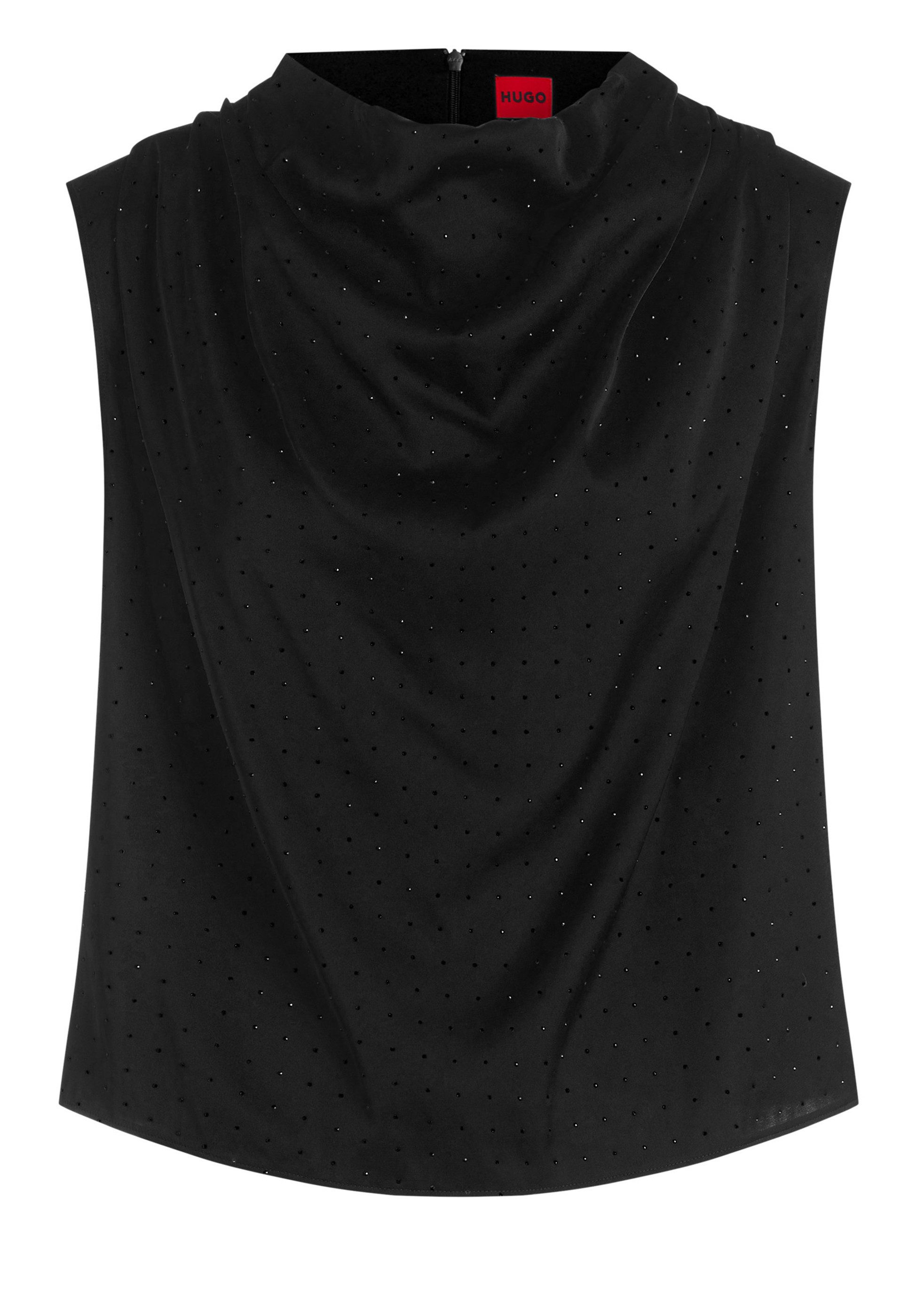HUGO Trägertop Casmini mit glitzernden Details (1-tlg)
