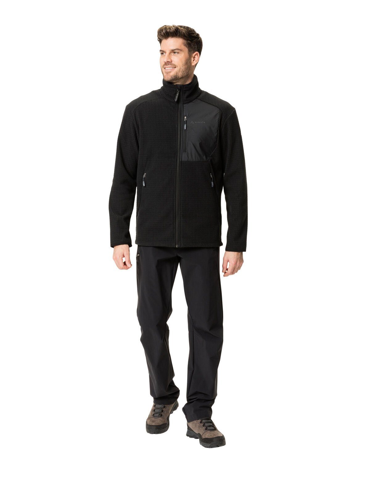 VAUDE Outdoorjacke Men's Klimaneutral black Jacket (1-St) Neyland kompensiert Fleece