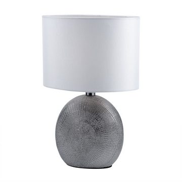 etc-shop Tischleuchte, Leuchtmittel nicht inklusive, Tischlampe Wohnzimmer Tischleuchte Keramik Nachttischlampe
