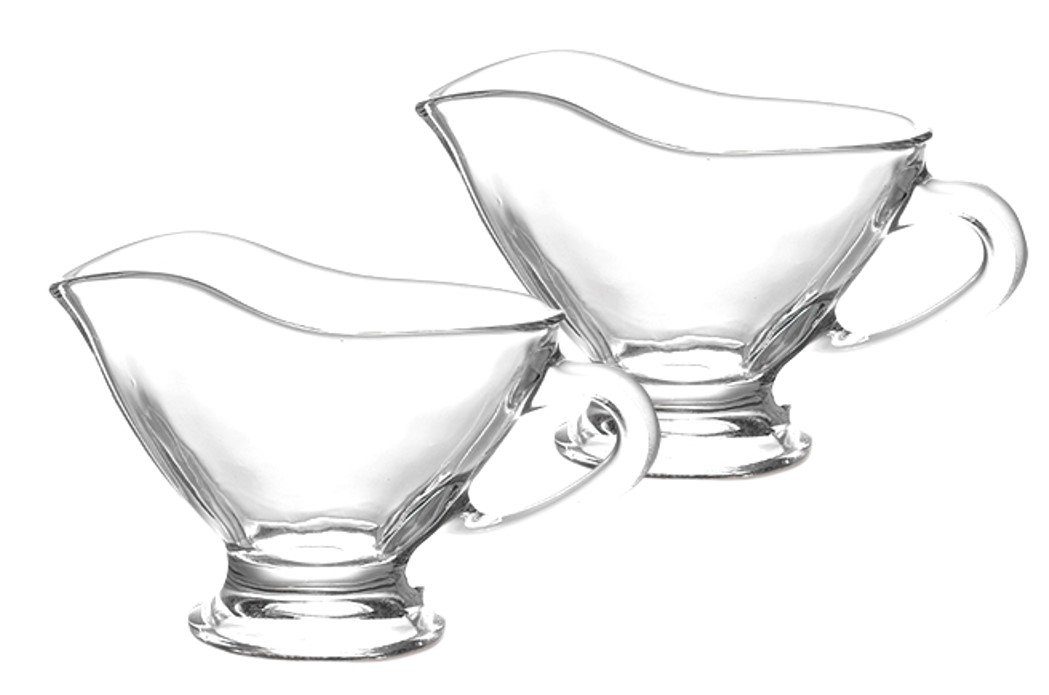 Emilja Sauciere Glas Sauciere ca. 300ml - 2 Stück, Glas | Schüsseln