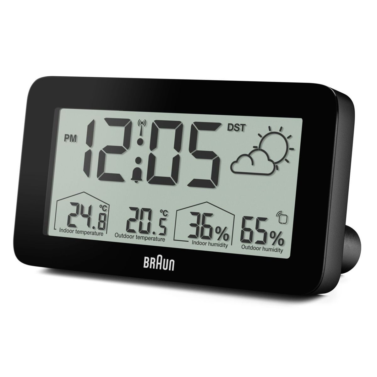 Wetterstation BC 13 BP DCF Funkwetterstation schwarz