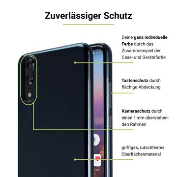 Artwizz Smartphone-Hülle Artwizz NoCase - Artwizz NoCase - Ultra dünne, elastische Schutzhülle aus TPU für P20, Spaceblue