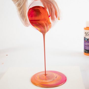 Mont Marte Bastelfarbe PREMIUM Pouring Medium, Acrylfarben Malmittel, in 240 ml, oder 1 Liter, Vermischbar & auf Acrylfarben perfekt abgestimmt, für flüssige Farben