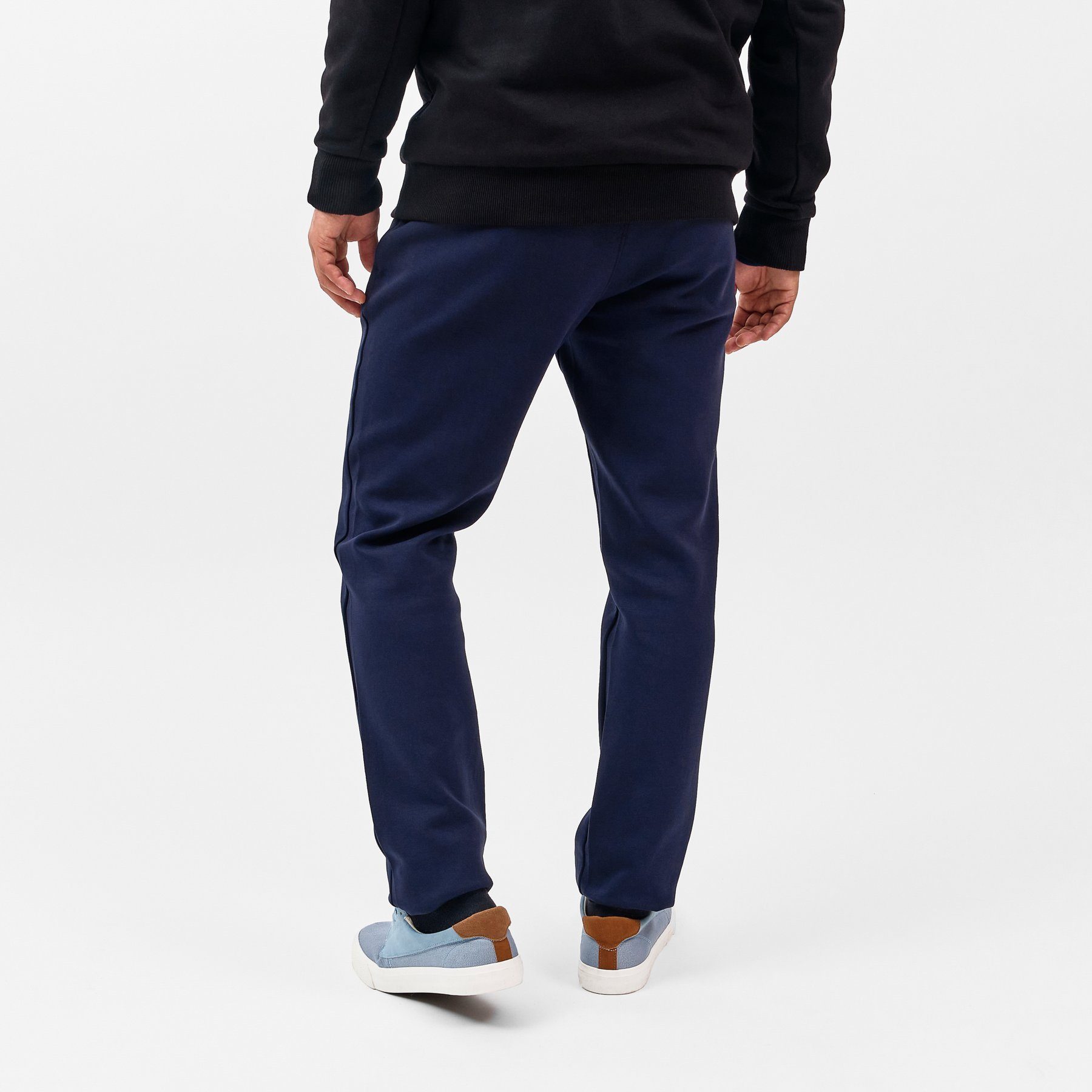 Papas Shorts Relaxhose Schicke und bequeme Freizeithose Jogginghose Jogger für den Alltag (1-tlg) aus Baumwolle mit sicheren Reißverschlusstaschen