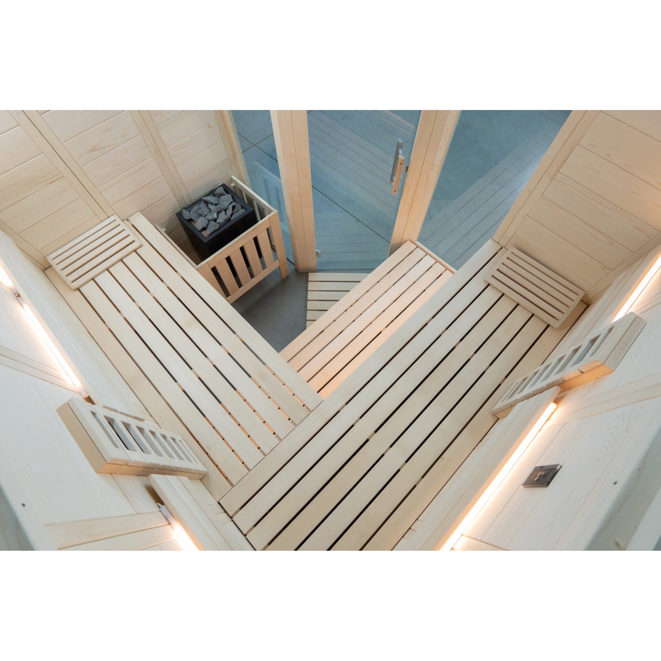 HARVIA Infrarotkabine Harvia Arktis Infra+ Massivsauna Saunakabine Inkl. 2
